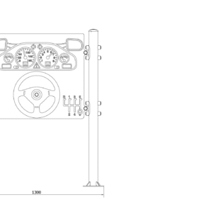 Eco-Pro Interaktivni panel auto-metal N09 Dimensions