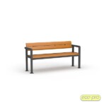 Eco-Pro Klupa tip Dijamant sa naslonom E01 T 0000