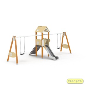 Eco-Pro Kompleks tobogana 1200 sa dve ljuljaške MFK09-04 0000