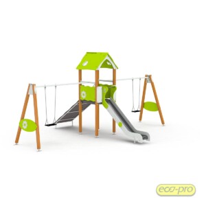 Eco-Pro Kompleks tobogana 1500 sa dve ljuljaške MFK10-05 0000