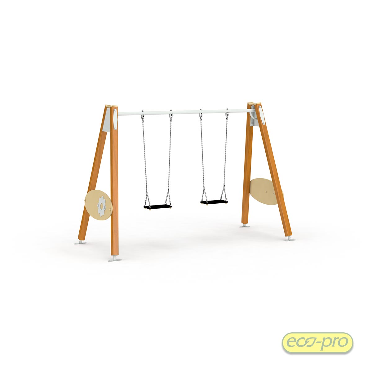 Eco-Pro Ljuljaška drvena sa dve sedalice U01-04 0000 Eco-Pro Ljuljaška drvena sa dve sedalice U01-04 0000